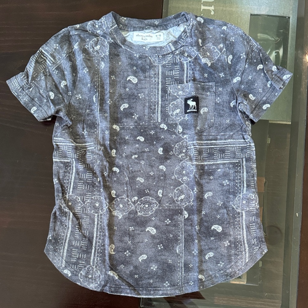 Abercrombie Kids Blue Patterned Shirt